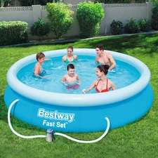 Надувной бассейн Bestway 57274, 366 х 76 см., с фильтр-насосом